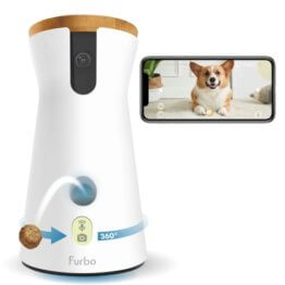 Furbo 360° Hundekamera Leckerliwurf, Bell-Alarm