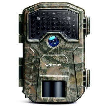 WOLFANG Wildkamera, 36MP 2K Jagdkamera mit 940nm kein Glühen Nachtsicht mit 2.4'TFT Display, Beleuchtete Tasten, IP66 Wasserdicht für die Jagd Wildlife Scouting Garten Haus Sicherheit - 1